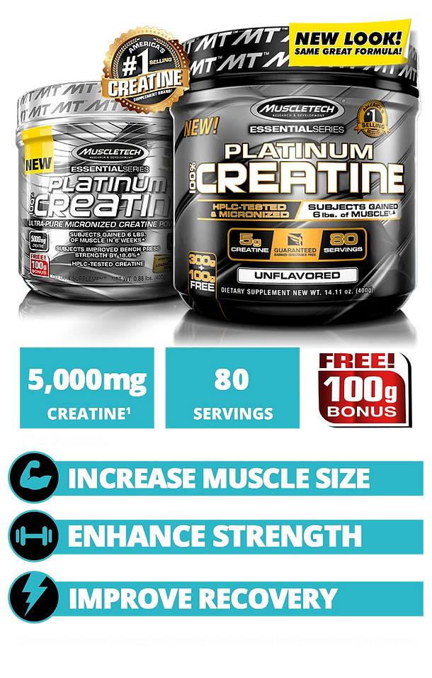 MuscleTech Creatine 400g – The Muscle Factory